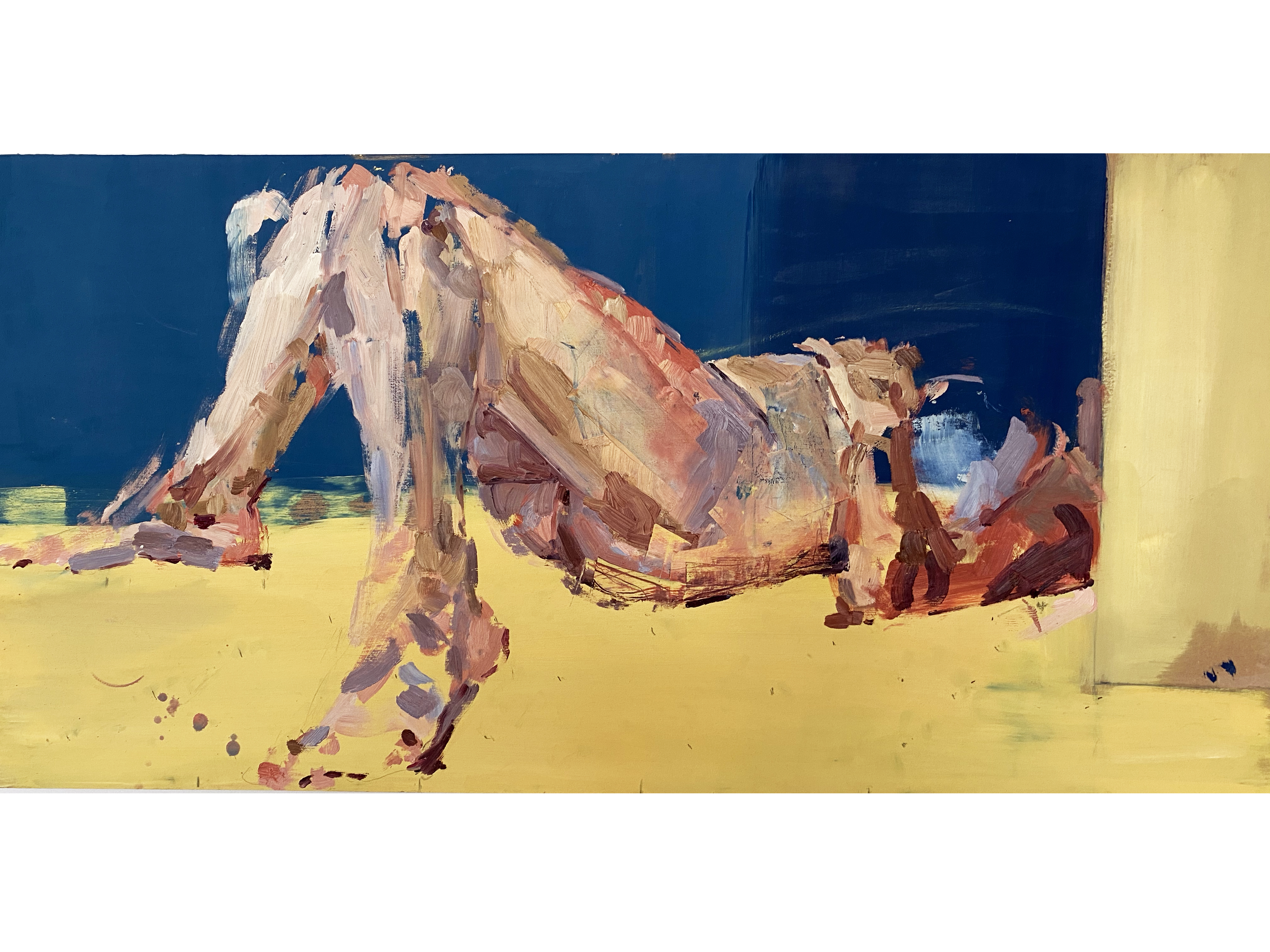 She Lays Down - reclining figure