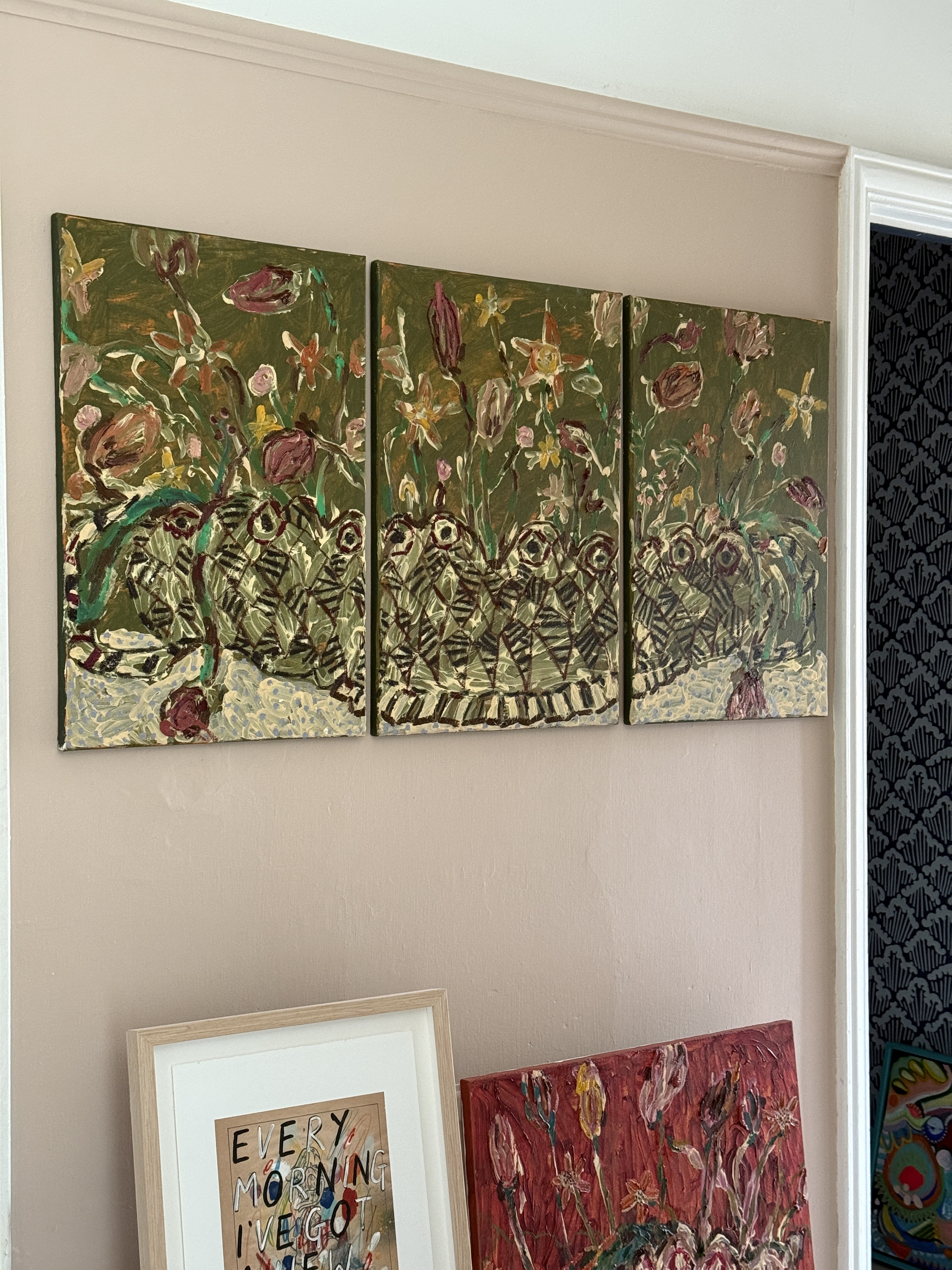 I Love Three Times - triptych